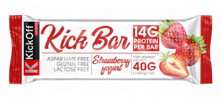 KICK BAR strawberry yogurt