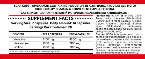 KICK BCAA 200 caps