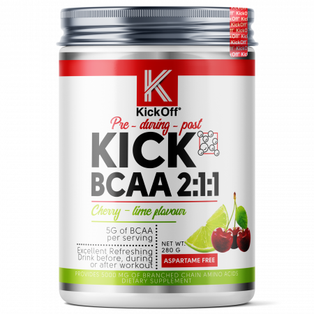 KICK BCAA 2:1:1 280g cherry lime